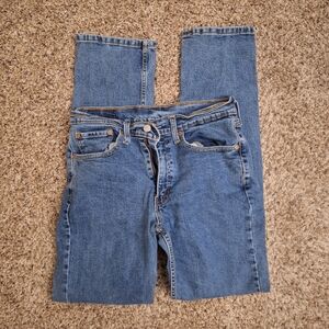 Levi's 514 Straight Fit Medium Blue Wash Jeans Size 32x34